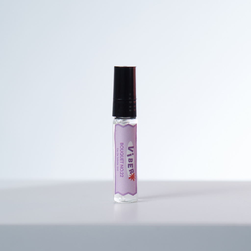 น้ำหอมขนาดทดลอง ViBER กลิ่น Bouquet no. 22 หอมสดชื่นราวกับแรกแย้มฤดูใบไม้ผลิ ขนาด 5ml.