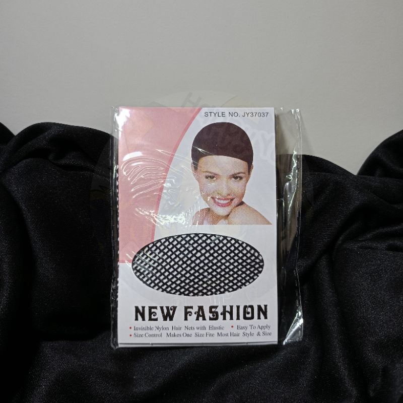 ((พร้อมส่ง)) เน็ตคลุมผมแบบตาข่าย*ดำ* ตาข่ายคลุมผมเน็ตเก็บผมก่อนใส่วิก