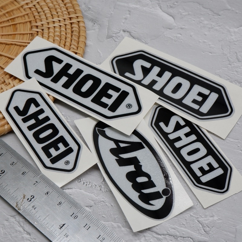 สติ๊กเกอร์ SHOEI หมวกกันน๊อค