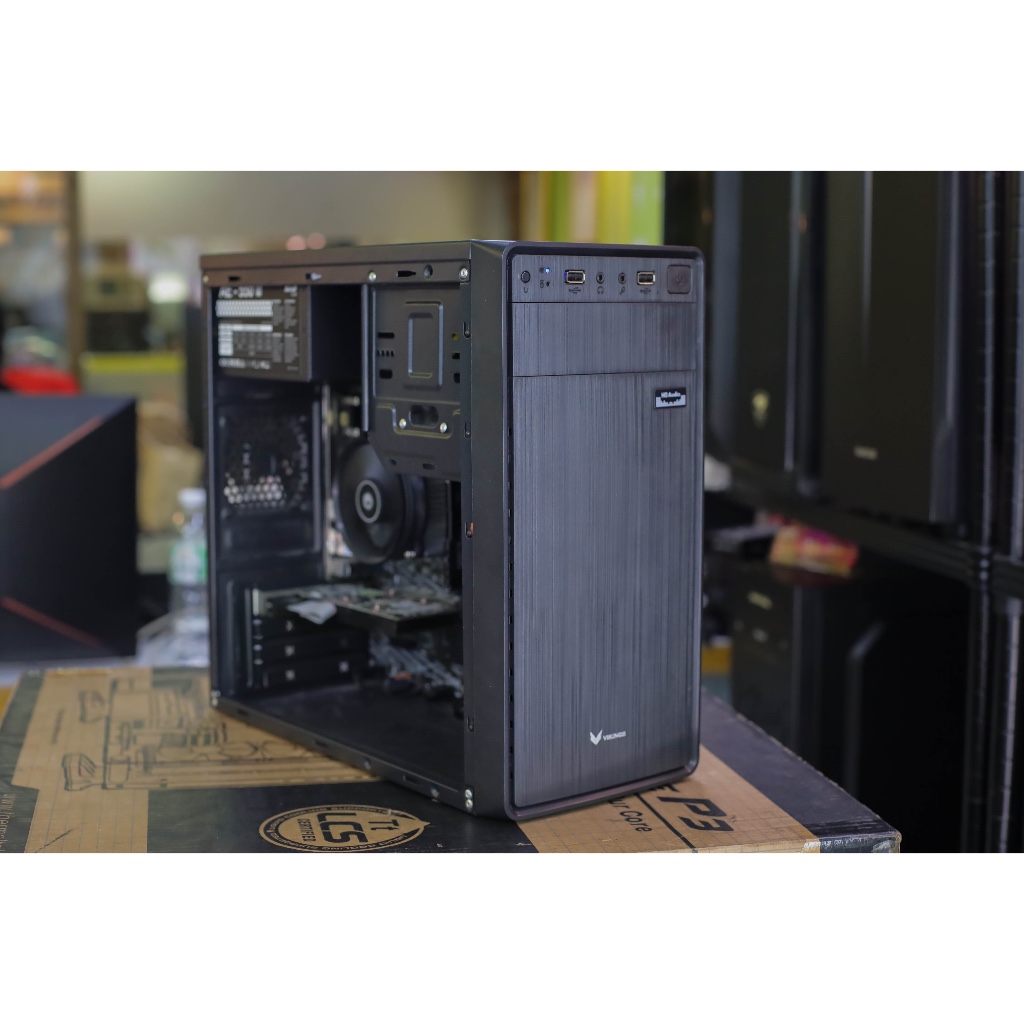 คอมมือสองพร้อมใช้ I3-10100F พร้อมการ์ดจอ GT730