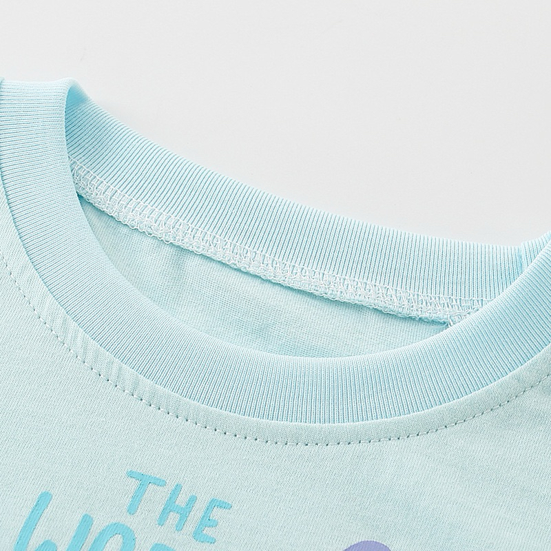 พร้อมส่ง🇹🇭 เสื้อยืดเด็ก forest kingdom ผ้าคอตตอน100% - รูปที่ 2