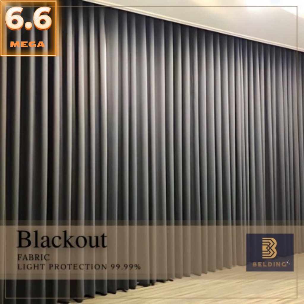 ผ้าม่านโฮมโป Blackout curtains Room divider ม่านกั้นห้องกั้นแอร์ ผ้าหนาพิเศษ830แกรมสั่งตัดได้ทุกขนาด