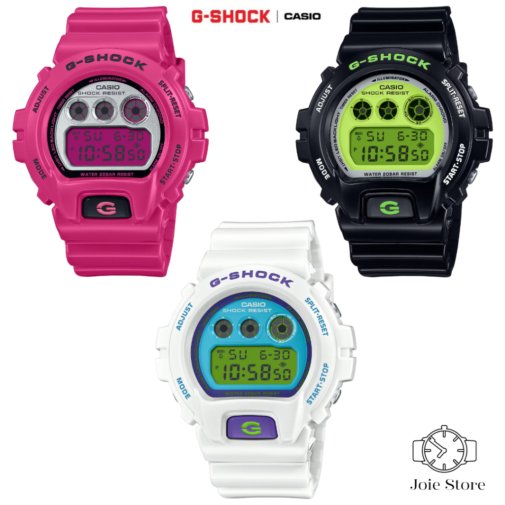 G-Shock รุ่น DW-6900RCS-4 / DW-6900RCS-7 / DW-6900RCS-1 Casio นาฬิกาข้อมือ ของแท้ ประกันศูนย์ CMG