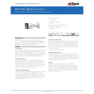 🔥ส่งด่วนทันที🔥 DAHUA ชนิด ANALONG กล้องวงจรปิด รุ่น DH-HAC-B2A21P-U-IL-A Smart Dual Light