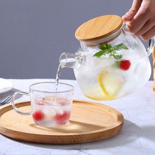 กาน้ำชา กากรองชา สไตล์ญี่ปุ่น ขนาด1000ml 1500ml 1800ml ฝาไม้…