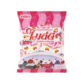 NP [ 1 ถุง ]🍭Mildy 🍢ไมล์ดี้ Euro มาร์ชเมลโล่สอดไส้ 120 กรัม 1 ถุง 25 ชิ้น