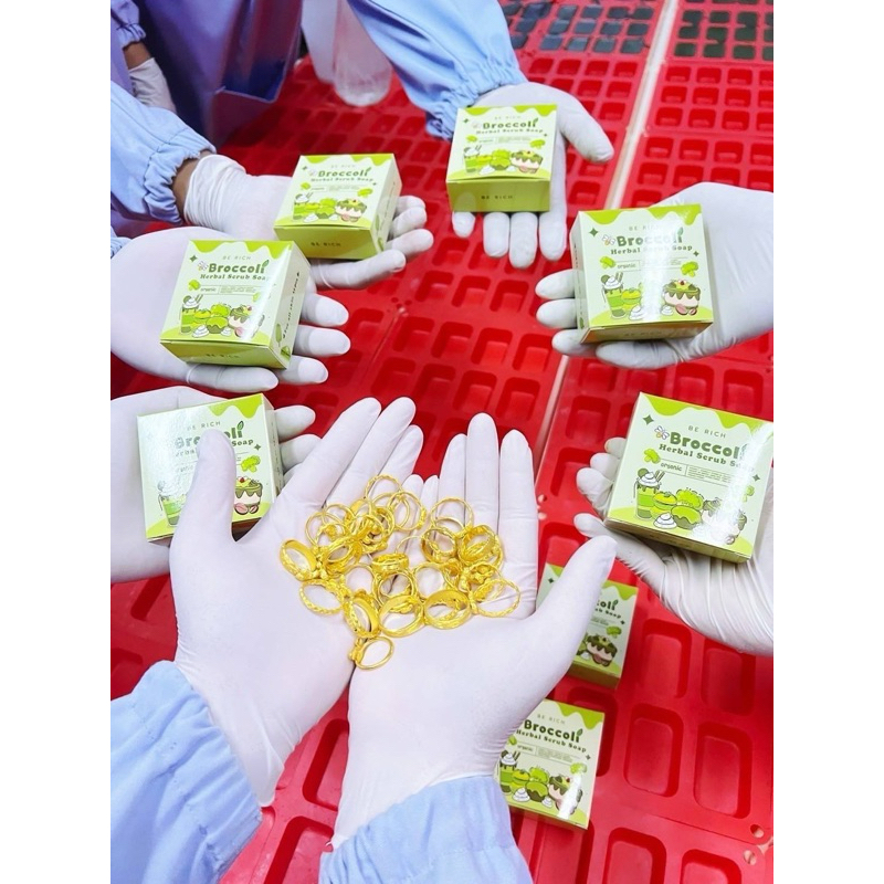 (พร้อมส่ง)เปิดบิลสครับบล๊อคโคลี่ 10 ก้อน 138