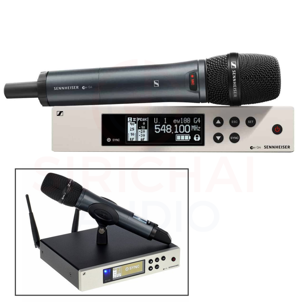 ไมค์ลอยมือถือเดี่ยว SENNHEISER รุ่น EW100 G4-945-S หัวe945