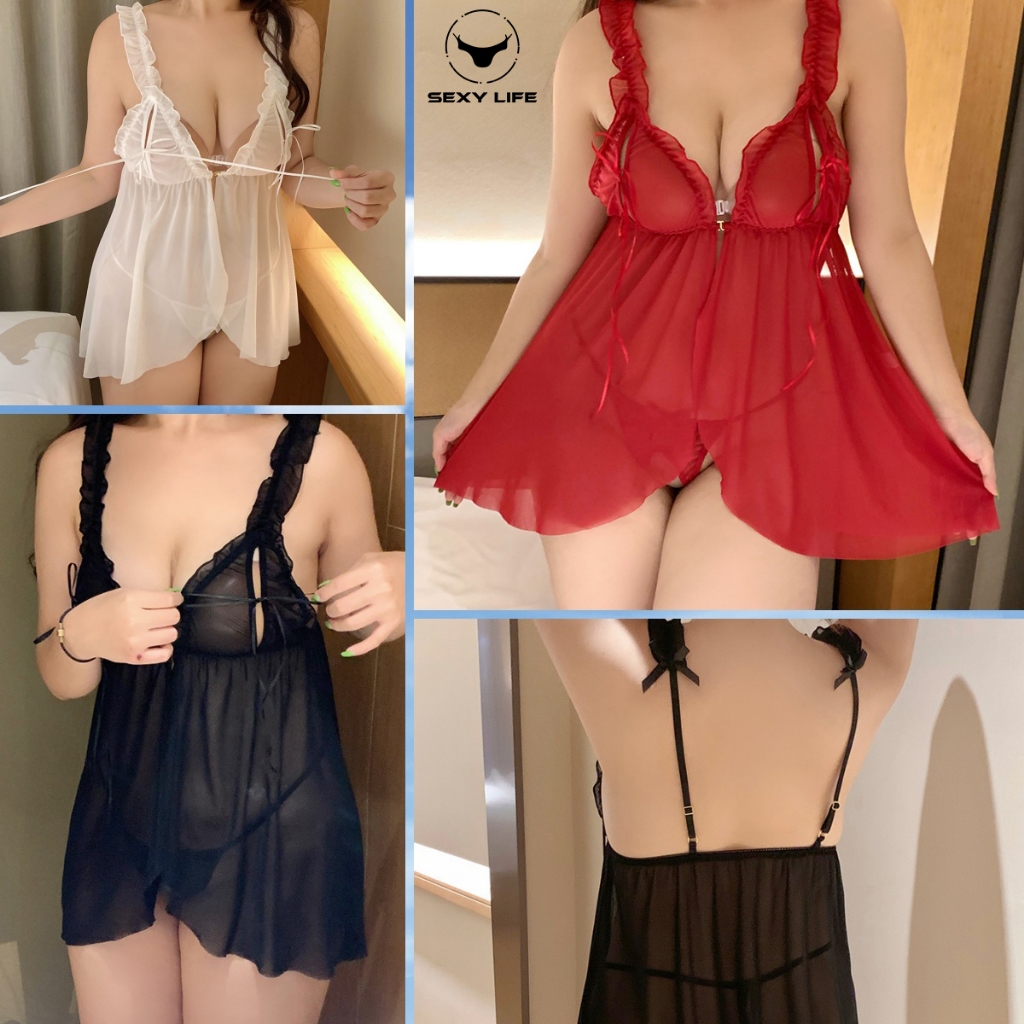 ชุดนอนไม่ได้นอน อวบ ชุดนอนเซ็กซี่ไซส์ใหญ่ มุมมอง, เซ็กซี่ ส่งไวจากไทย1-3วัน (H9202)