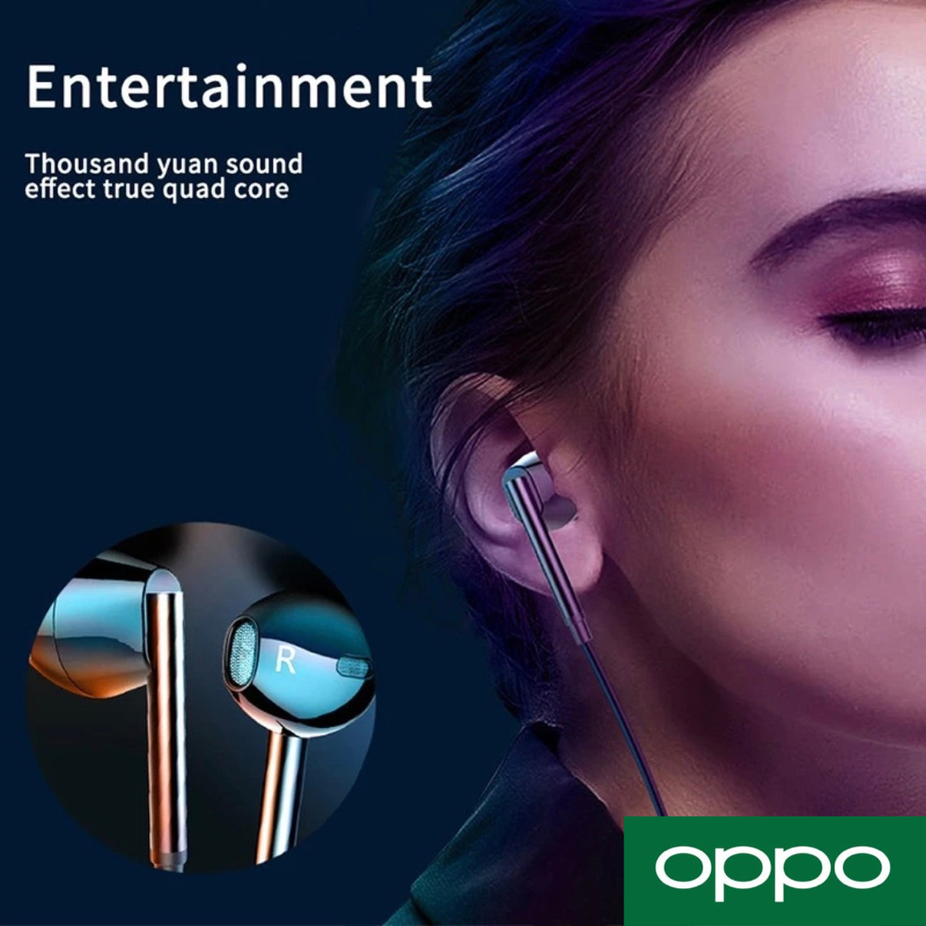 หูฟัง สมอลทอล์ค Aux 3.5mm สำหรับ OPPO ออปโป้ A58 รูปทรงสวมใส่สบาย เสียงดี เบสนุ่ม เพิ่ม-ลดระดับเสียง M15
