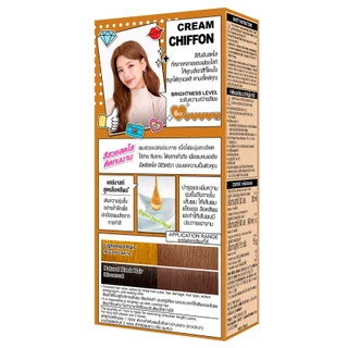 Schwarzkopf Freshlight Foam Color CREAM CHIFFON โฟมเปลี่ยนสีผม สีน้ำตาลประกายทองแดง 1 กล่อง