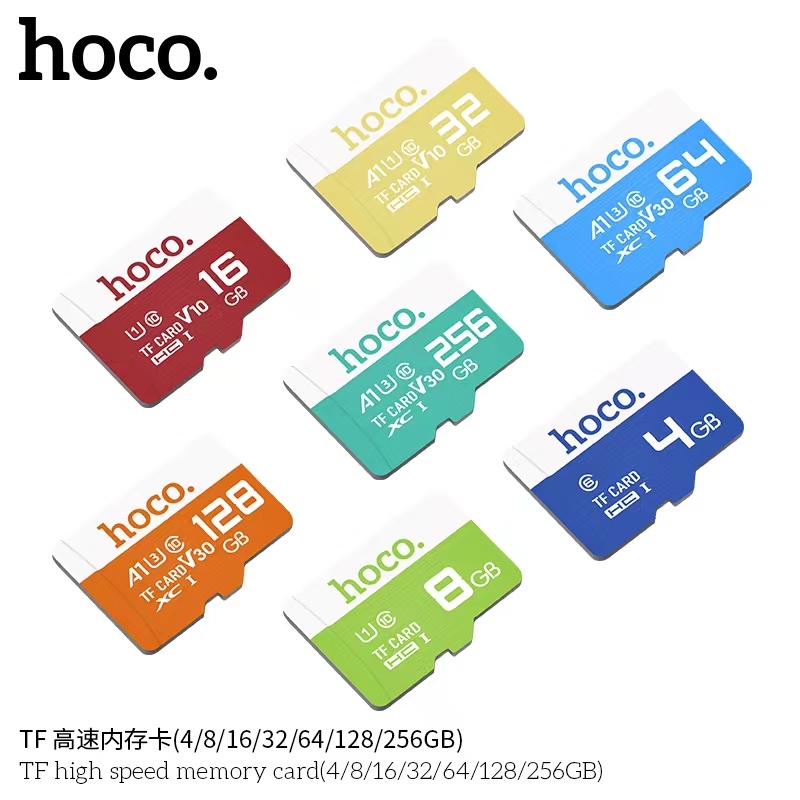 ใหม่!! HOCO TF เมมโมรี่การ์ด high speed  Memory Card ( 4GB/8GB/16GB/32GB/64GB/128GB) พร้อมส่ง รับประ
