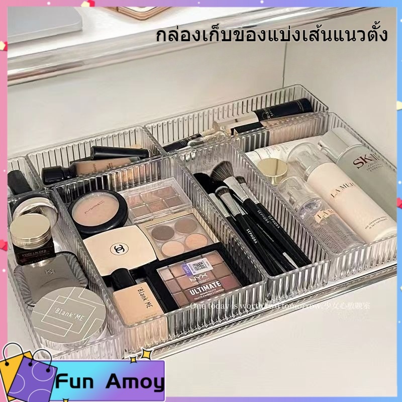 กล่องลิ้นชักอะคริลิคใส หลายขนาด สําหรับเก็บเครื่องประดับ เครื่องเขียน เครื่องสําอาง