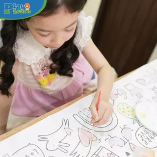 Play Plearn Kid สีน้ำพรีเมี่ยมพาสเทล [ป้ายชมพู] Watercolor Pastel
