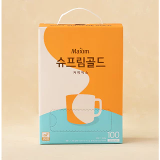 แม็กซิม กาแฟซองเกาหลีสำเร็จรูปกล่องใหญ่ 100T MAXIM COFFEE MIX 한국 맥심 커피 모음