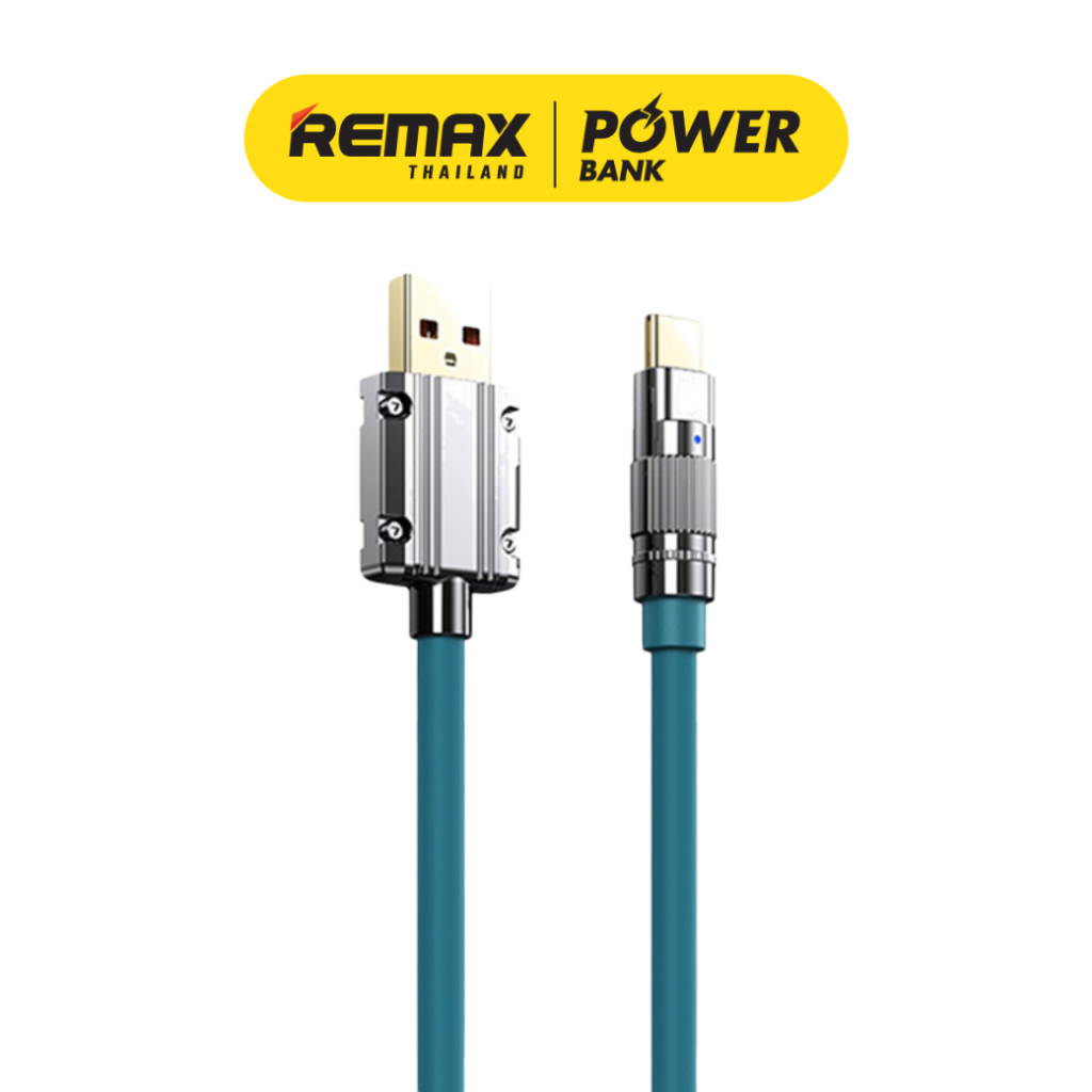 Remax Cable รุ่น RC-052a สายชาร์จโทรศัพท์มือถือ Type-C ชาร์จเร็ว 66W มีประกันศูนย์ไทย
