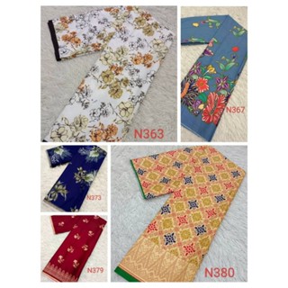 ผ้าบาติก ผ้าคอตตอน100% ผ้านิ่มไม่ลื่นสีไม่ตกซับน้ำได้(N354-3…