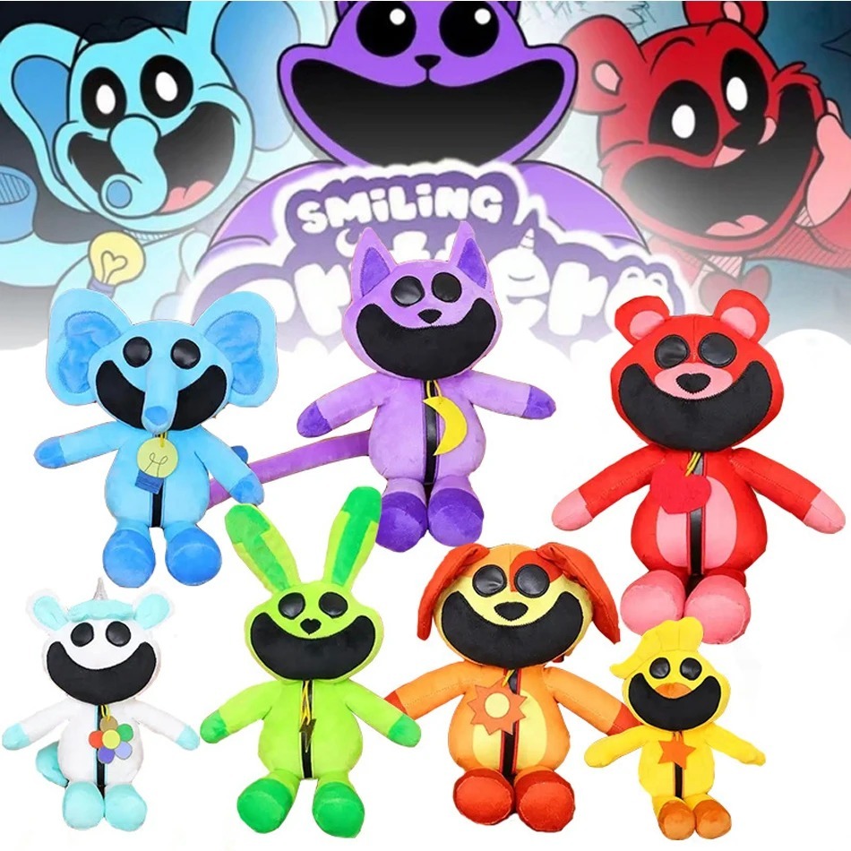 GCG 40cm ตุ๊กตา Poppy Playtime 3 Catnap ตุ๊กตายัดนุ่น เหมาะกับของขวัญ ของเล่นสําหรับเด็กผู้ชาย และเด็กผู้หญิง