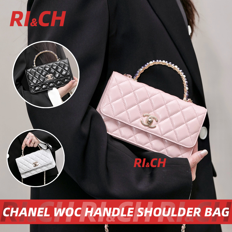 Chanel 24C WOC Handle Shoulder Bag #Rich ราคาถูกที่สุดใน Shopee แท้💯