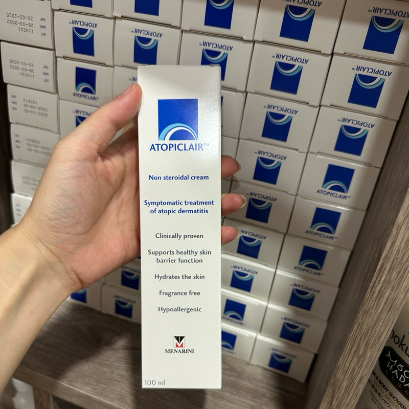 Atopiclair Non steroidal cream /100mlครีมให้ความชุ่มชื้น สำหรับผู้ที่ ผิวแห้ง หมดอายุ 28/04/26