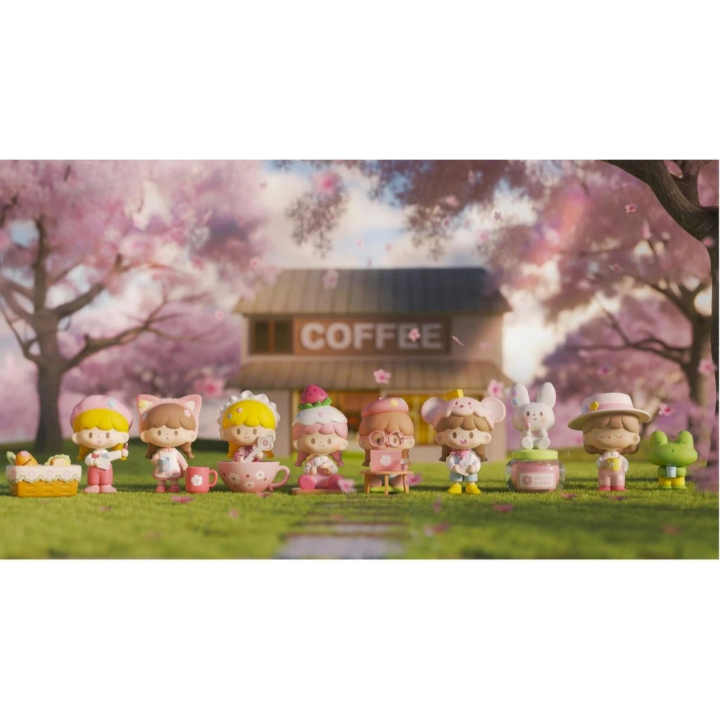 (รอเอฟในไลฟ์ ลด50%✨) Zzoton Cherry Blossom Cafe แบบสุ่ม