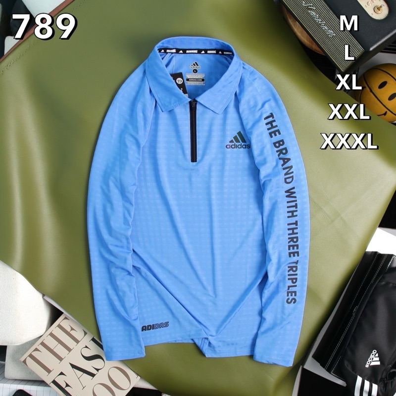 เสื้อโปโลผู้ชาย คอปกแขนยาวผ้าดี