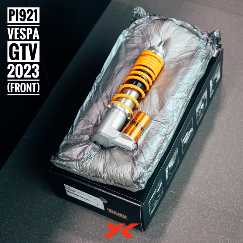 โช๊คหน้า Ohlins รุ่น Vespa GTV 2023 (PI921) ของแท้100% พร้อมส่ง! รับประกัน2ปี