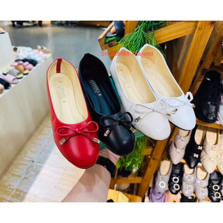 Shoes8888 Thailand รองเท้าคัทชู หัวมนโบว์ มี3สี ไซล์36-45