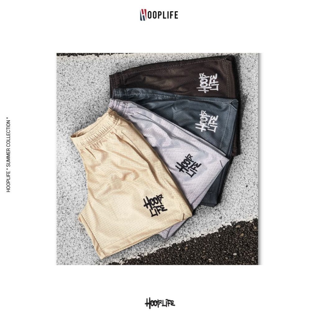 กางเกงขาสั้น แนวสตรีท บาสเก็ตบอล Hooplife ” Summer ” Mesh Shorts