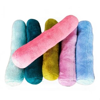 หมอนข้างสำหรับเด็ก ทำจากผ้าขนฟู ขนาดเส้นรอบวง 18*26 นิ้ว ไส้…