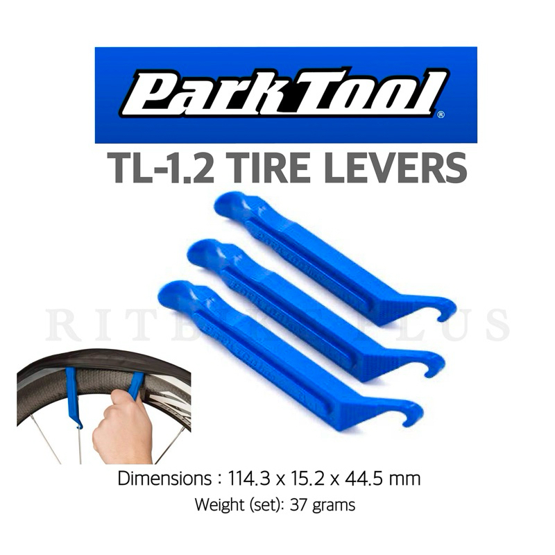 (ของแท้บริษัท) ที่งัดยางจักรยาน Parktool รุ่น TL-1.2 (1 ชุดมี 3 อัน หรือแยกซื้อได้) แข็งแรง ใช้งานง่าย