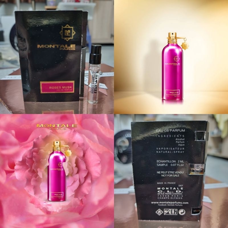 Vial spray Montale Roses Musk eau de parfum 2ml