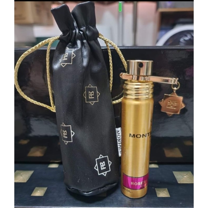 ขนาดเดินทาง พร้อมถุงผ้า Montale Roses Musk eau de parfum 20ml MFG 2020