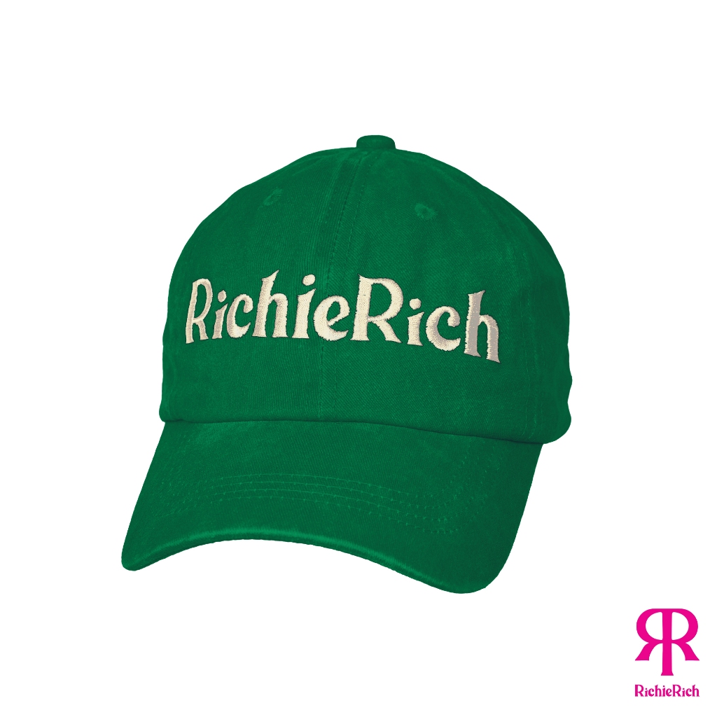 RICHIERICH By TandT - Green - RR LOGO EMBELLISHED CAP หมวกแก็ปปักด้ายโลโก้ริชชี่ริช