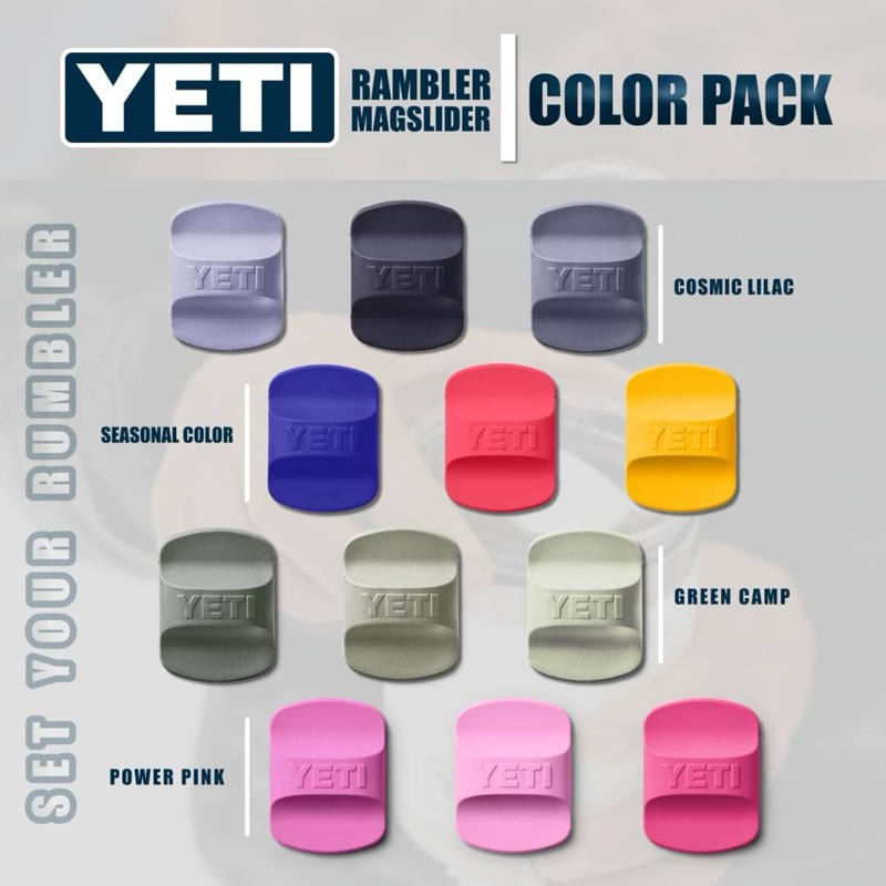 YETI PART-MAGSLIDER PACK แม่เหล็กสำหรับฝาแก้ว Yeti รุ่น Tumbler เท่านั้น