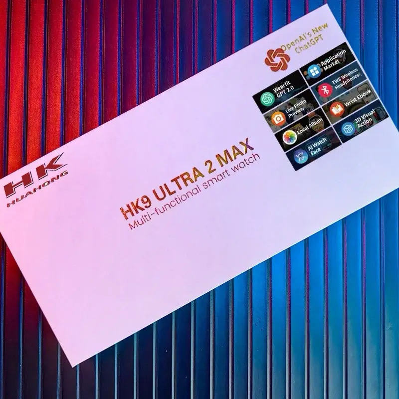 HK9ultra2maxจอ49mmแถมเคส ฟิล์ม สาย จอคมชัดสุดๆ