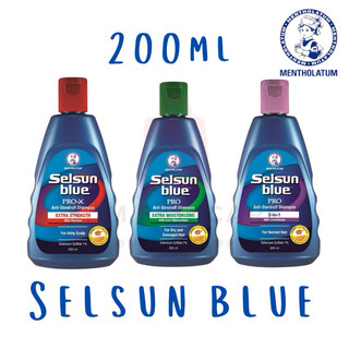 [ลดล้างสต๊อกขวดใหญ่] Selsun blue แชมพูขจัดรังแคยอดนิยม ขนาด200ML