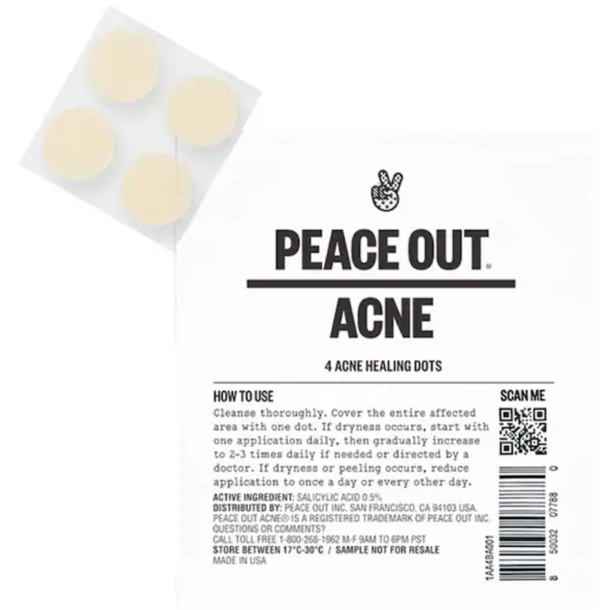 🔹EXP.11/2026(ได้4DOTS)🔹  Peace Out  Acne