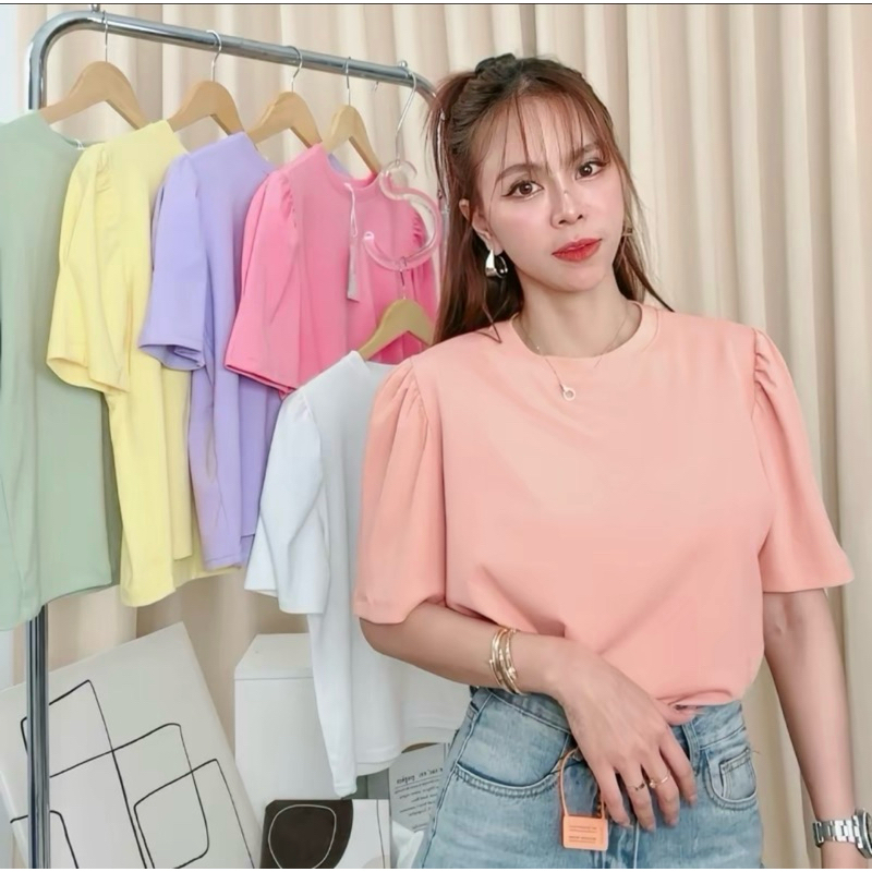 046 พร้อมส่ง ป้ายDeezyy เสื้อยืดแขนตุ๊กตาไซส์ 2