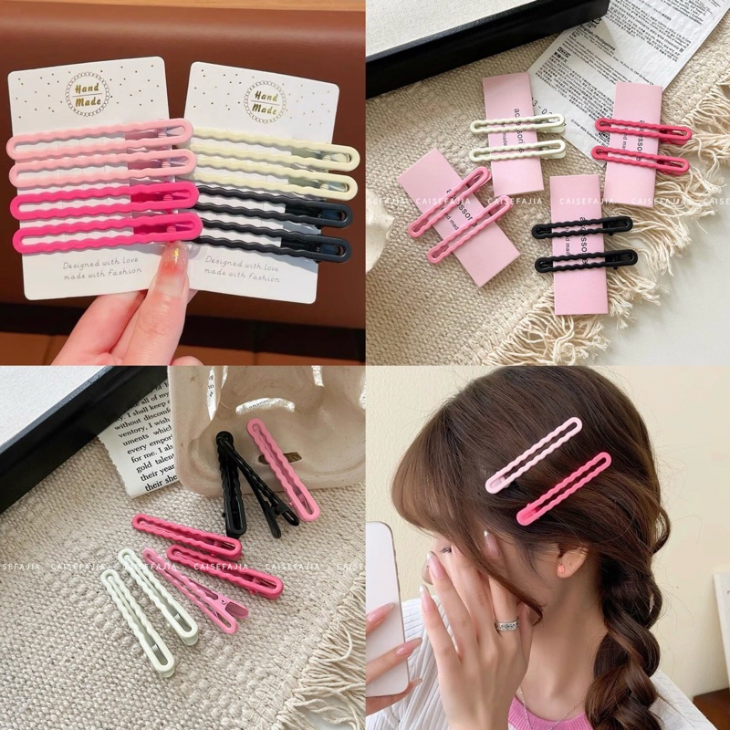 พร้อมส่ง กิ๊บติดผม Y2K 4 สี ราคาน่ารัก