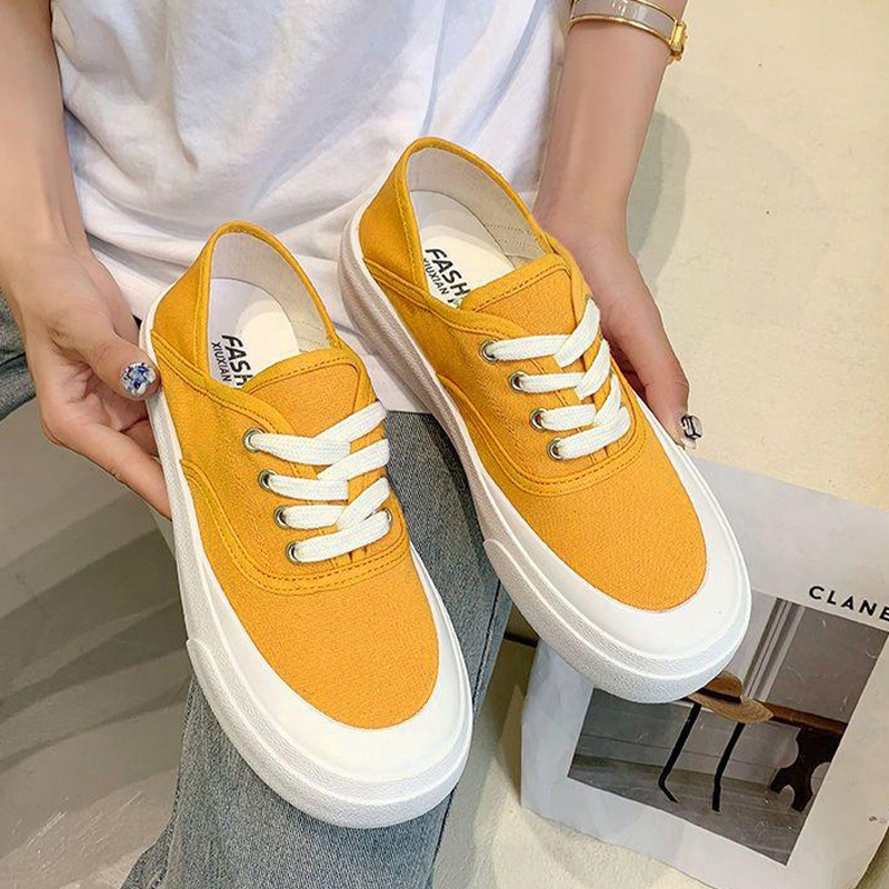 Walkon ปังไม่ไหว รองเท้าผ้าใบผู้หญิงแฟชั่น งานสวย สีสุดจึ้ง มีให้จักกันถึง 4 สี สาวๆสายแฟบอกเลยว่ารุ่นนี้ต้องโดน คู่สีแม