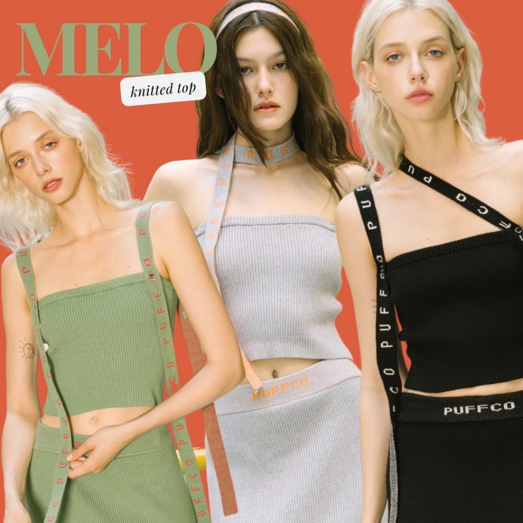 PUFFCOWEAR : MELO KNITTED TOP