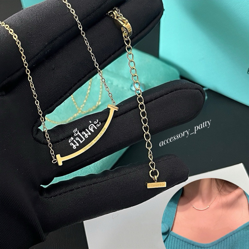 ✨สร้อยคอสแตนเลส รุ่นTif-09 งานดีเทลเรียบแต่หรูค่ะ งานเป๊ะจุดครบค่ะ✨