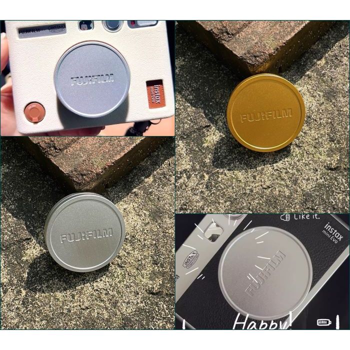 ฝาครอบเลนส์ Lens Cap Fuji instax mini Evo ภายในบุกำมะหยี มือ 1 พร้อมส่ง 2 สี