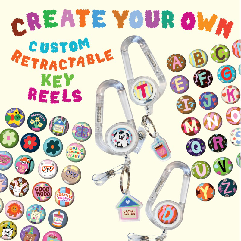 [Tana.Design] Custom Retractable key reels