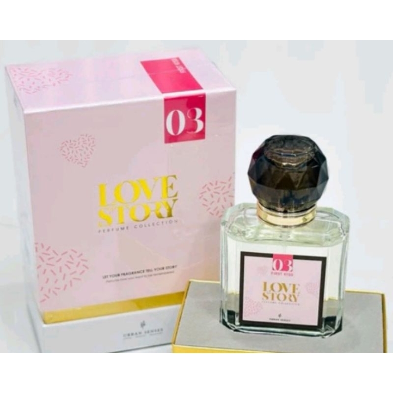 น้ำหอมผู้หญิง Urban Senses Love Story Perfume Collection  กลิ่น 03 First Kiss  ของแท้💯%
