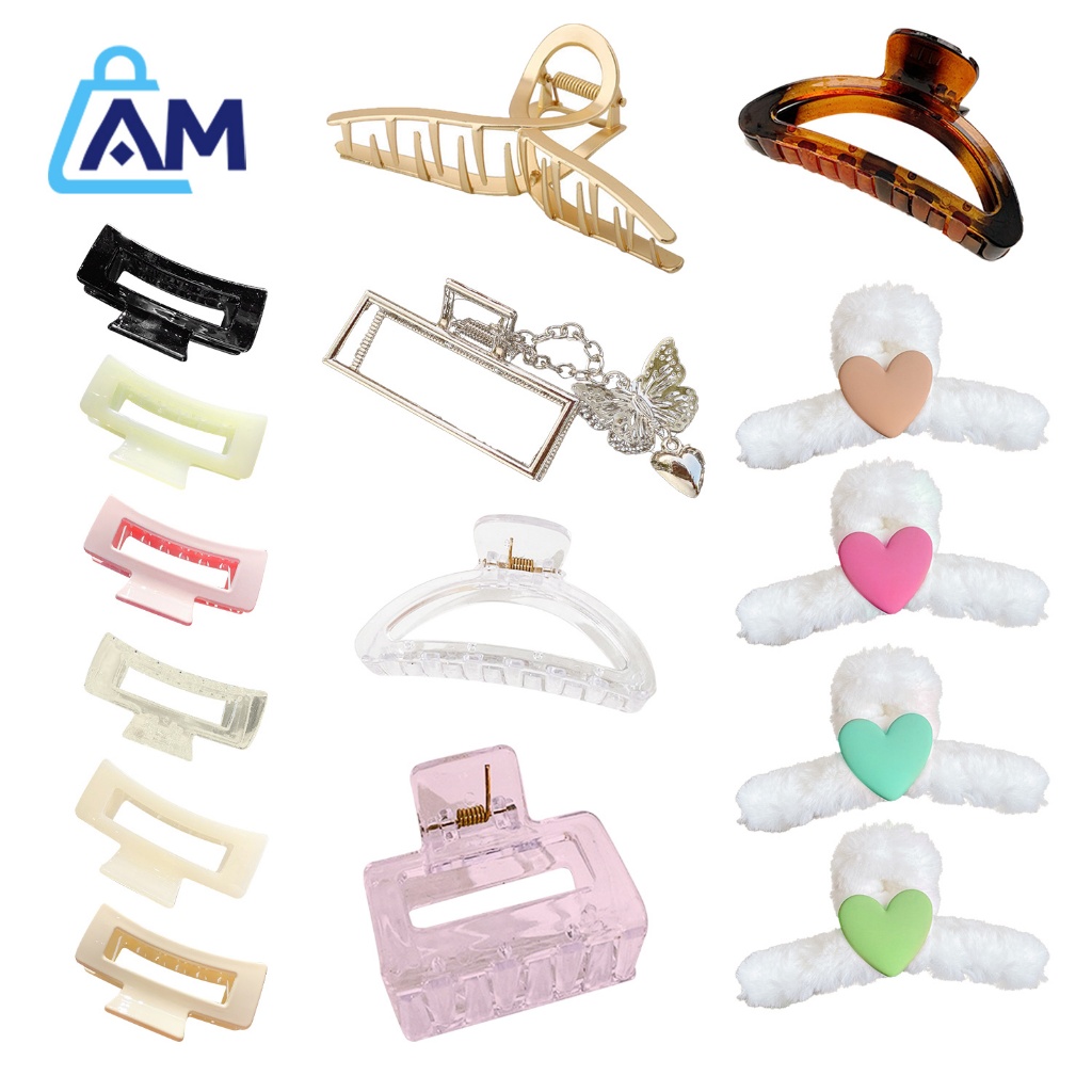 ambag กิ๊บหนีบผม สไตล์เกาหลี 🍒 1แพค 12ชิ้น 🍒 ราคาสุดจึ้ง พร้อมส่งในไทย (ของมีจำนวนจำกัด) กิ๊บติดผมมินิมอล น่ารัก