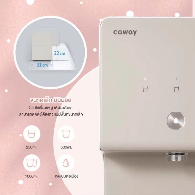 เครื่องกรองน้ำ Coway รุ่น Cinnamon thumbnail 6