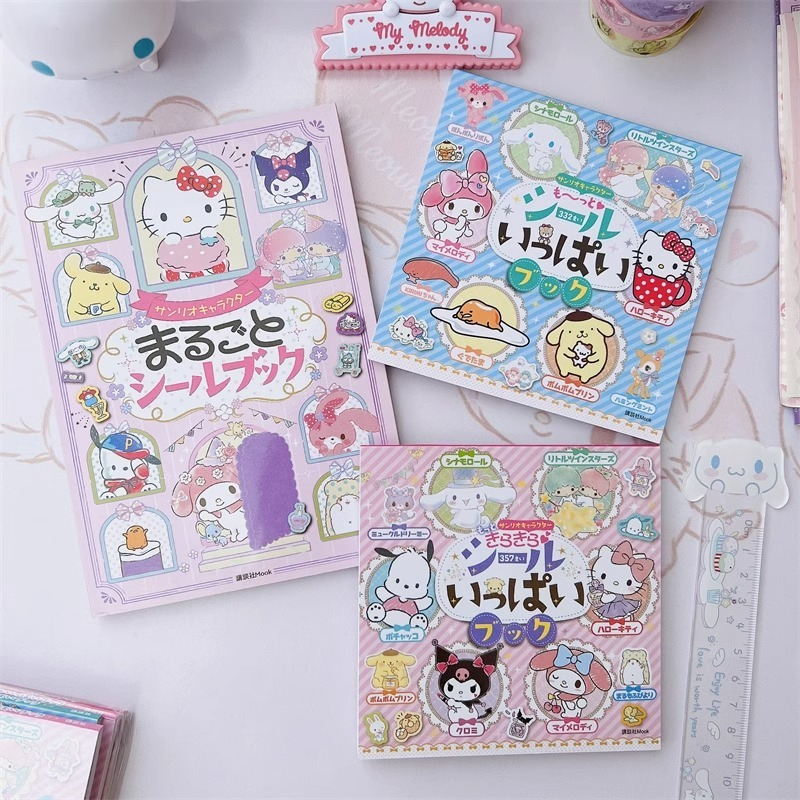 พร้อมส่งสติกเกอร์ DIY 24 แผ่นพร้อมไดคัท ตัวการ์ตูนน่ารัก Sticker DIY สติ๊กเกอร์จดโน๊ต