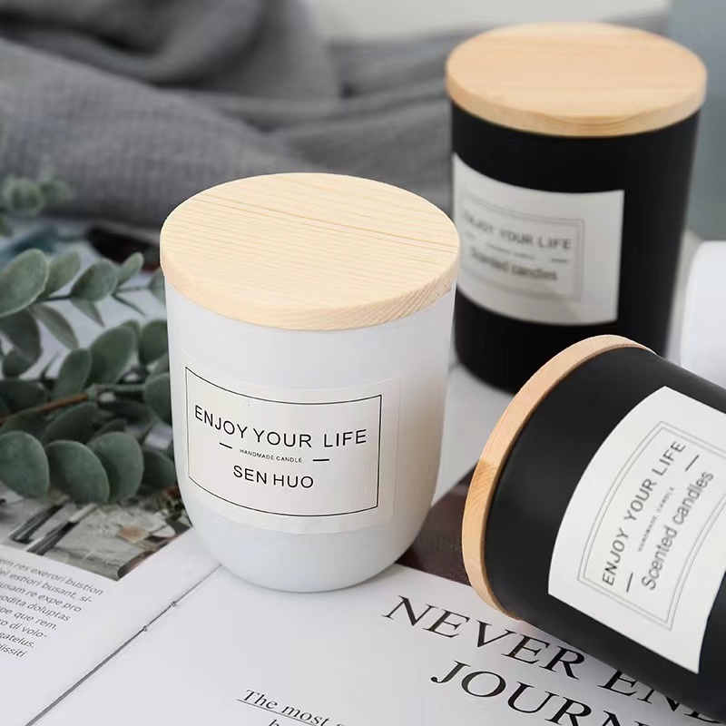 🔥พร้อมส่งจากไทย🔥เทียนหอมออแกนิค เทียนหอม ented Candle 200ml. อโรม่า